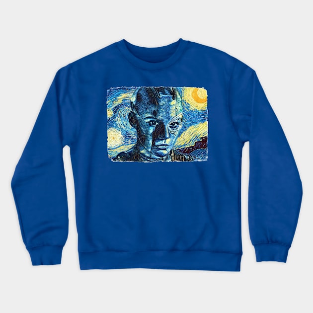 Nebula Van Gogh Style Crewneck Sweatshirt by todos